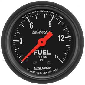 Z-Series™ Mechanical Fuel Pressure Gauge
